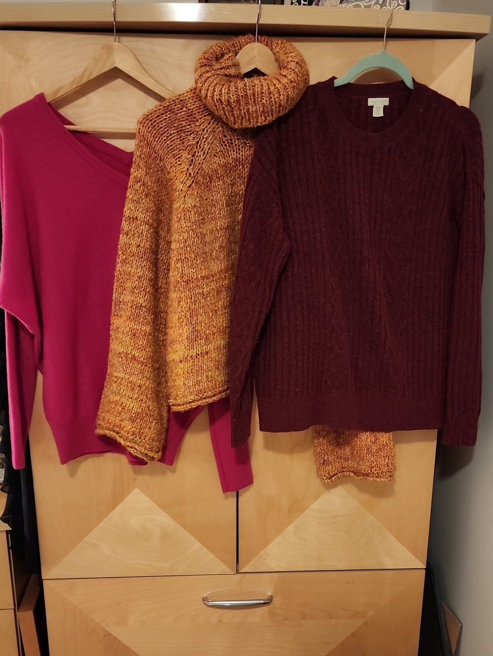 Three Nice Fall Winter Sweaters